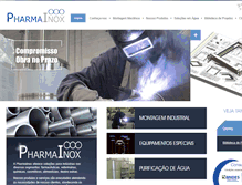 Tablet Screenshot of pharmainox.com.br